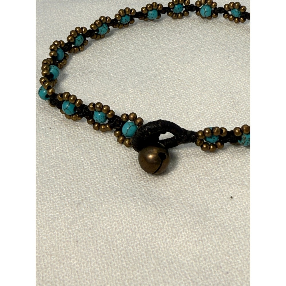 Casa Linda Studio Bracelet Womens Blue Excellent Turquoise Beaded - 8"